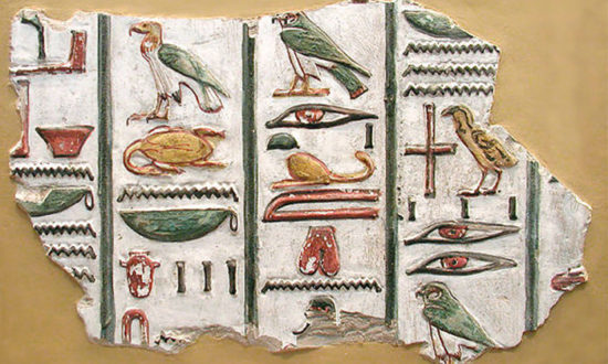 Chữ tượng hình Ai Cập: Ngôn ngữ từ Thiên thượng