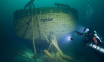 Phát hiện xác tàu đắm tại đáy hồ ở Michigan
