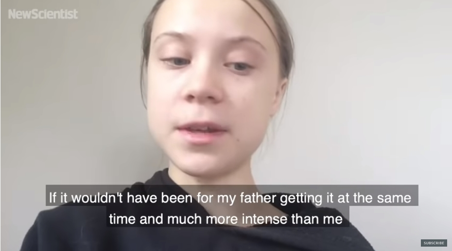 Greta Thunberg nói trên Youtube