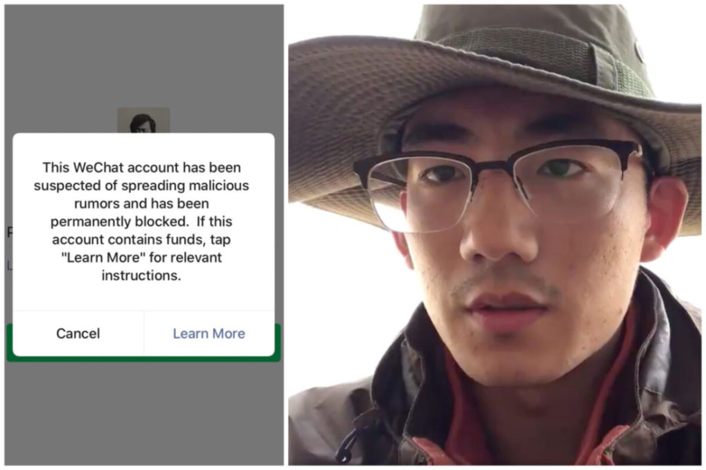 Một sinh viên Trung Quốc dũng cảm đứng lên phản đối chế độ, và sau đó bị mất tích