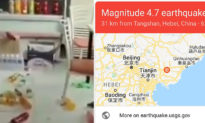 Động đất 4,7 độ richter xảy ra ở Đường Sơn Trung Quốc