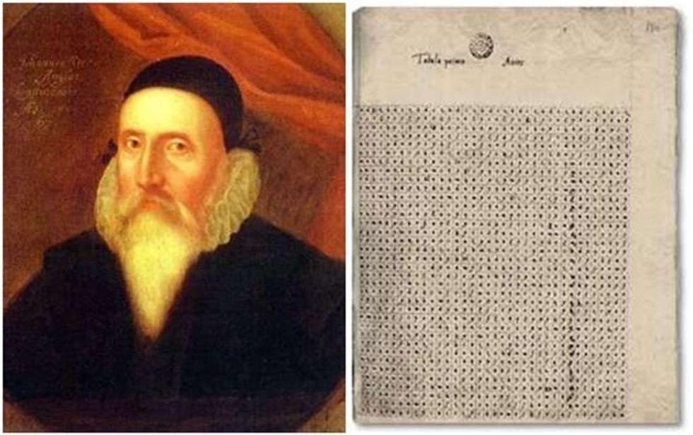 Sách Soyga, một cuốn sách bí ẩn về ma thuật được nhà toán học John Dee tìm thấy vào thế kỷ 16. 