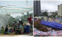 Người dân Sóc Sơn lại chặn bãi rác Nam Sơn, chính quyền Hà Nội họp khẩn