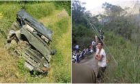 Ôtô lao xuống vực sâu 100 m ở Hà Giang, 7 người thương vong