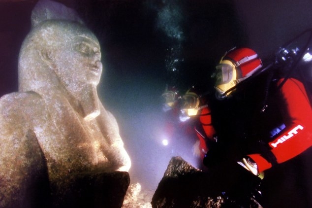 Thành phố huyền thoại Ai Cập dưới đáy biển trong 1000 năm