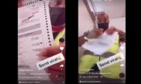 Video: Một rapper quay video TikTok công khai xé và vứt bỏ các lá phiếu dành cho TT Trump