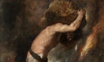 Sức nặng của sự ham mê qua bức họa về ‘Sisyphus’ 