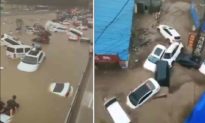 Lũ lụt kinh hoàng ở Trung Quốc: Ngập tàu điện ngầm, nhiều người thiệt mạng