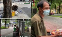 Xót xa trước cảnh người đàn ông bới rác kiếm ăn giữa dịch Covid-19 ở Sài Gòn