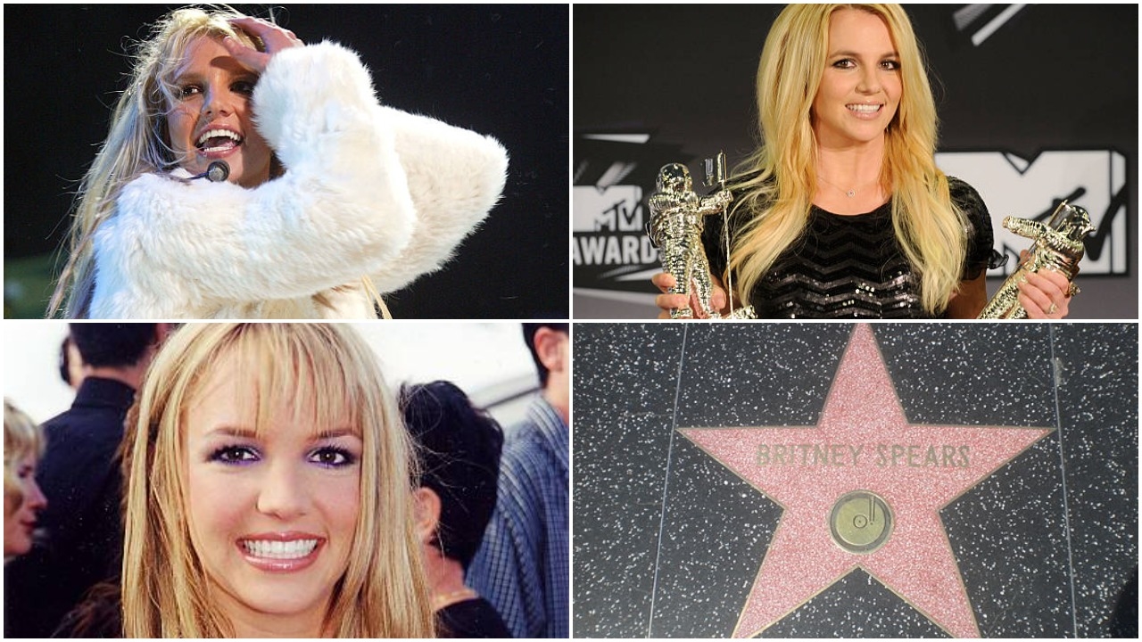 Britney Spears sinh ngày 2/12/1981 là nữ ca sĩ, nhạc sĩ, vũ công và diễn viên người Mỹ. Cô được mệnh danh là "Biểu tượng nhạc Pop", đạt vô số thành tích và giải thưởng trong âm nhạc, và từng được vinh danh trên Đại lộ danh vọng. (Ảnh: gettyimages)