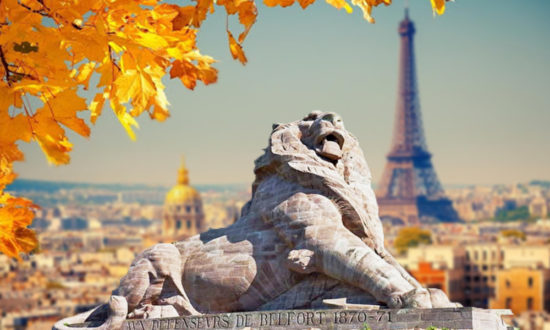 Niềm tự hào của người Pháp: Bức tượng sư tử nổi tiếng nhất nước Pháp