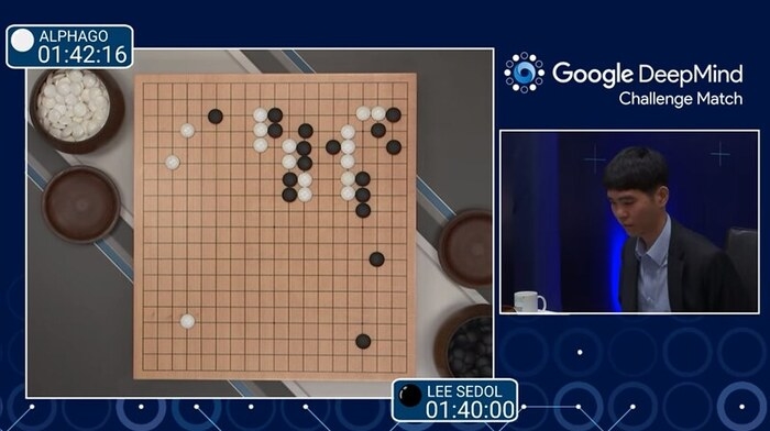 Hình ảnh mô tả trận đấu cờ vây giữa Lee Sedol và AlphaGo. (Ảnh: Prachatai / CC license via Flickr),Trí tuệ nhân tạo là gì