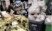 Dân thiếu ăn vì phong thành, chính quyền Tây An lại vứt thực phẩm cứu trợ vào bãi rác