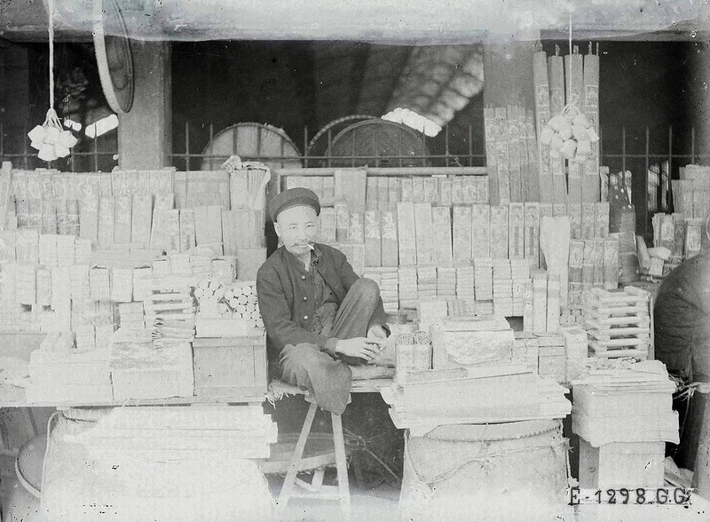 bán pháo chợ đồng xuân tết 1929