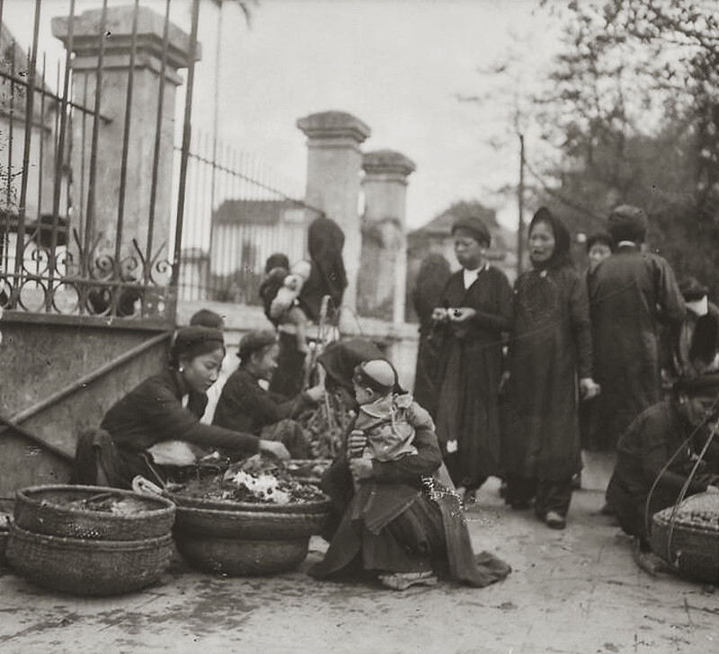 chợ cửa nam hà nội tết tháng giêng 1928