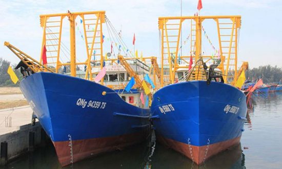 Tàu đánh cá vỏ thép lớn nhất Quảng Ngãi theo Nghị định 67 bị bán đấu giá để trả nợ