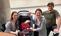 Chuyến hồi hương bão táp từ Ukraine của đôi vợ chồng nhận nuôi bé trai bị bại não