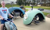 Nhà phát minh chế tạo những chiếc minibike 'Volkswagen Beetle' từ tấm chắn bùn cũ