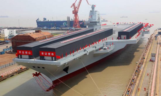 Trung Quốc hạ thủy tàu sân bay thứ 3 mang tên Phúc Kiến