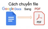 Cách chuyển file Google Doc sang PDF trên máy tính và điện thoại