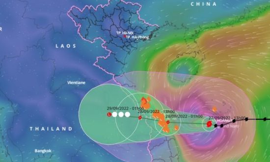 Dự báo bão Noru hoạt động mạnh trên đất liền Trung Trung Bộ 10-12 tiếng