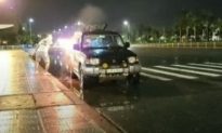 Người đàn ông livestream đốt ô tô trên đường rồi nhắn tin cho quan chức TP.Đà Nẵng
