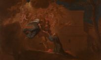 Bức tranh sơn dầu quý hiếm trên đồng của họa sĩ Poussin
