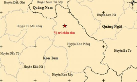 3 Trận động đất liên tiếp xảy ra ở Kon Tum