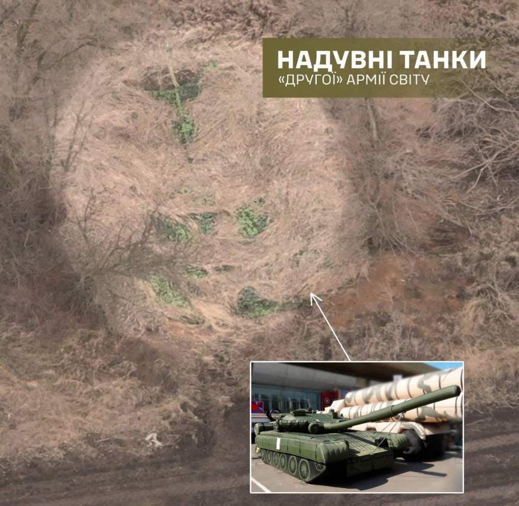 Ukraine nói Nga đưa xe tăng bơm hơi ra chiến trường