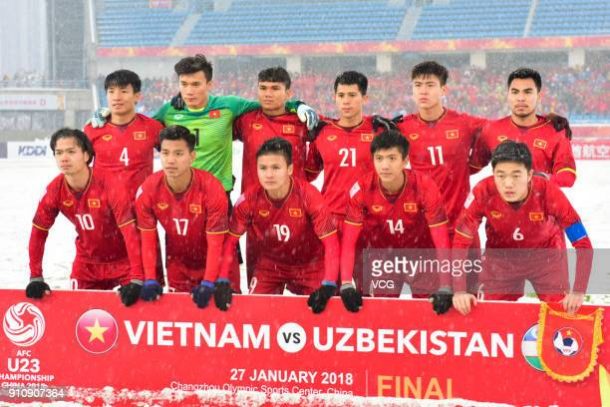 Danh sách U23 Việt Nam tham dự giải U23 châu Á 2024. (Ảnh: VFF)