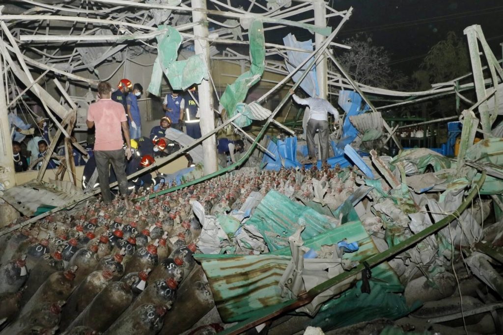 Ít nhất 6 người thiệt mạng trong vụ nổ nhà máy sản xuất oxy ở Bangladesh