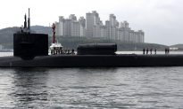 Tàu ngầm hạt nhân Mỹ cập cảng Hàn Quốc vài giờ sau khi 2 tên lửa Triều Tiên rơi xuống EEZ Nhật Bản