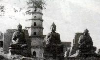 Bi kịch từ một bức ảnh cũ: 3 pho tượng Phật cổ bằng sắt biến thành lựu đạn