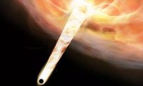 Lỗ đen khổng lồ bất ngờ xuất hiện cách 7,5 tỷ năm ánh sáng, chạy điên cuồng với đuôi ánh sáng dài 20 vạn năm ánh sáng