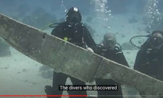 Phát hiện một con dao khổng lồ dưới đáy biển! Phải chăng người khổng lồ từng tồn tại trên trái đất?