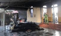 Cháy nhà lúc rạng sáng khiến 2 vợ chồng tử vong