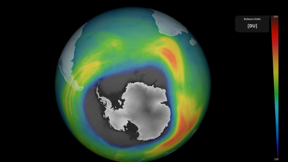Lỗ thủng tầng ozone ở Nam Cực tăng lên gấp ba lần diện tích Brazil