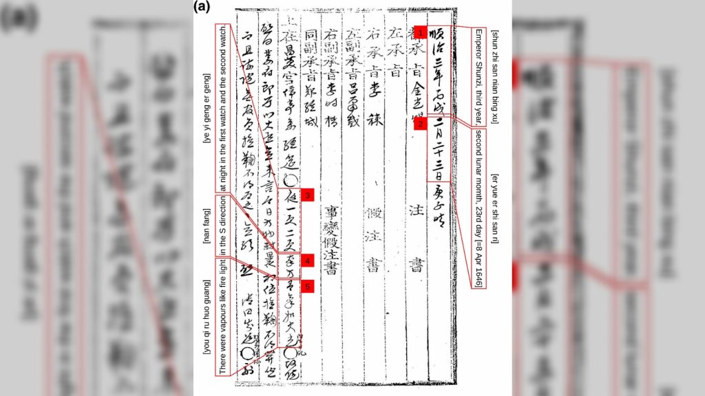 Văn bản cổ Hàn Quốc cho thấy sự bất thường của chu kỳ Mặt trời vào 300 năm trước