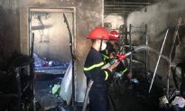 Hải Phòng: Cháy tại chung cư Hoàng Huy