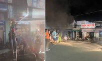 Cần Thơ: Cháy lớn ở cửa hàng bán quà lưu niệm nghi do có người đốt