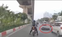 Hà Nội: Nam thanh niên đi xe phân khối lớn gây tai nạn rồi bỏ chạy