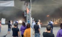 Bắc Giang: Cháy lớn tại quán ăn, khói đen dày đặc kèm nhiều tiếng nổ lớn