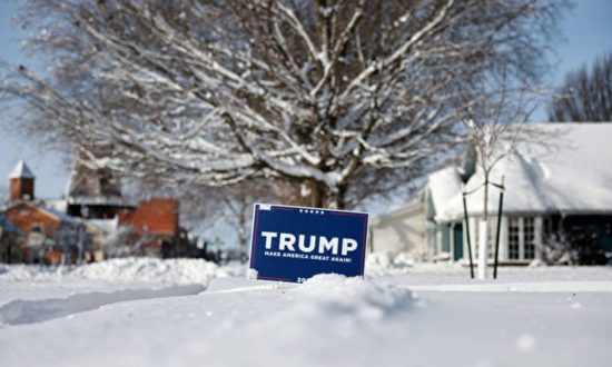 Ngay trong ngày mở màn bầu cử, thời tiết lạnh giá đã tấn công nước Mỹ