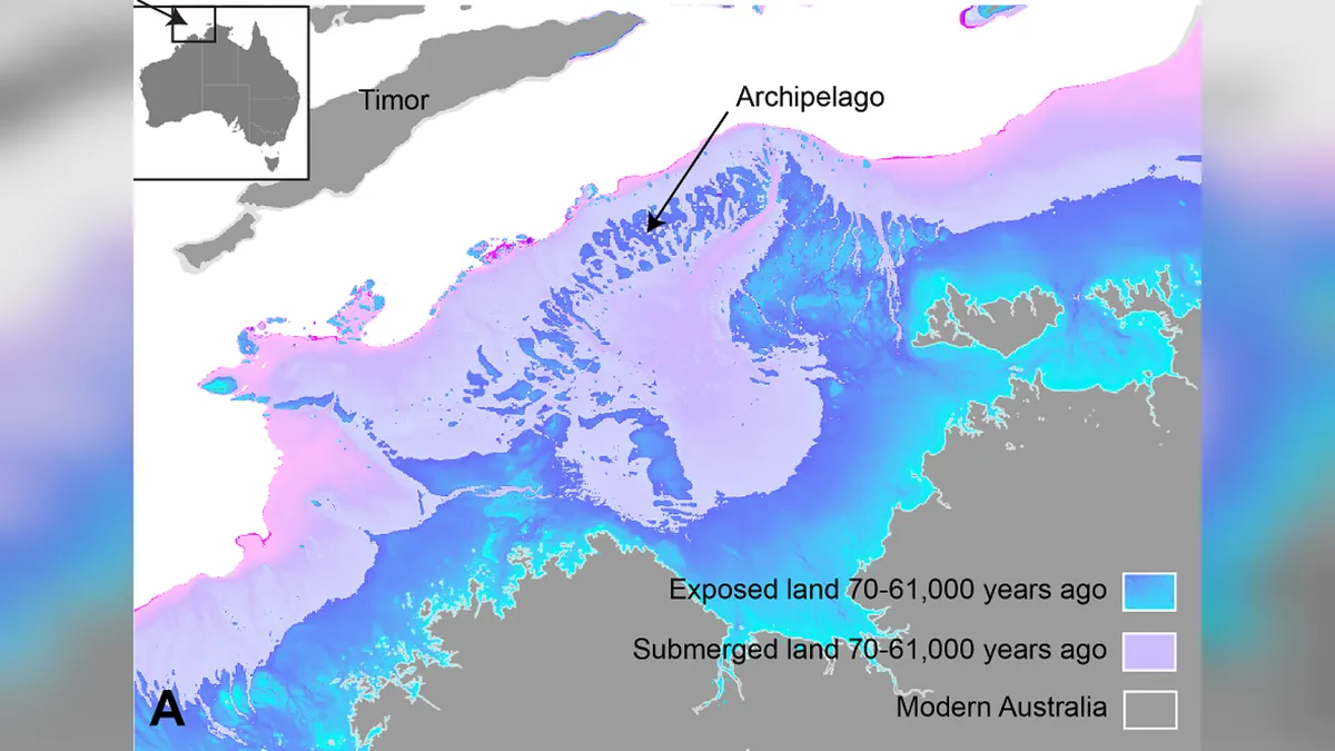 Phát hiện lục địa chìm ngoài khơi châu Úc - từng có nửa triệu người sinh sống 70.000 năm trước