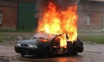 Quảng Nam: Xe ôtô bốc cháy, một người tử vong