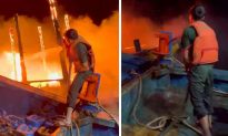 Tàu cá Bà Rịa - Vũng Tàu bốc cháy dữ dội, nguy cơ tràn dầu ra biển