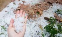 Yên Bái: Mưa đá kèm theo dông lốc tại Mù Cang Chải