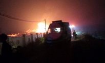 Hà Nội: Cháy xe chở gas lan sang nhà xưởng
