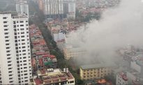 Hà Nội: Cháy tại trường THCS Văn Quán, quận Hà Đông