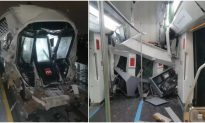 Trung Quốc chạy thử tàu điện ngầm không người lái: Phần đầu bị đâm nát, chính quyền lập tức chặn tin